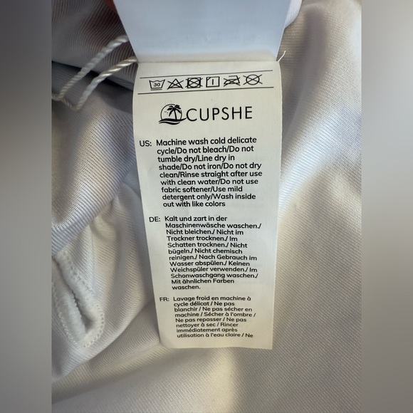 NWT Cupshe Dark Red One Piece Swimsuit Size Large - Picture 5 of 11